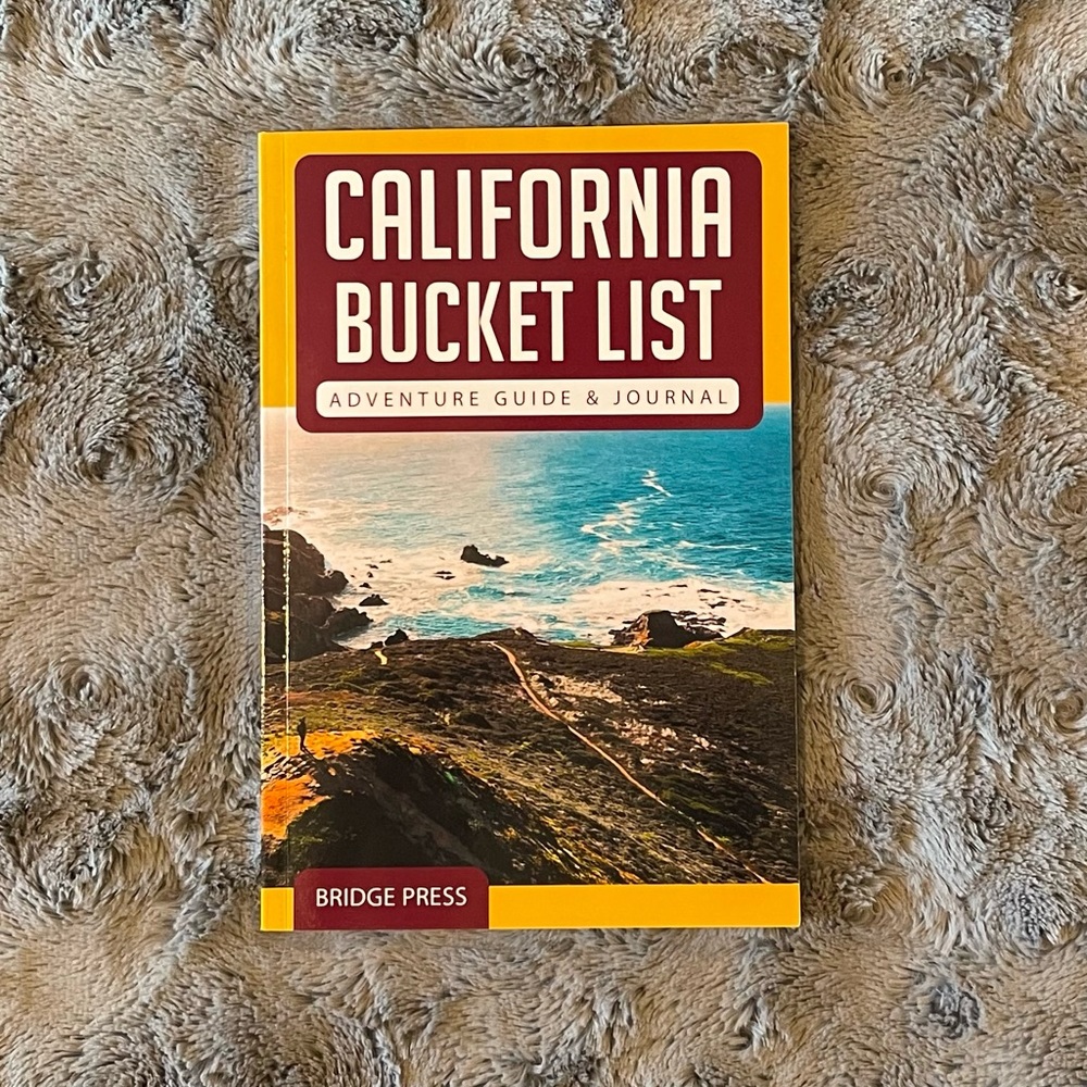 California Bucket List Adventure Guide & Journal Paperback Book by Bridge Press